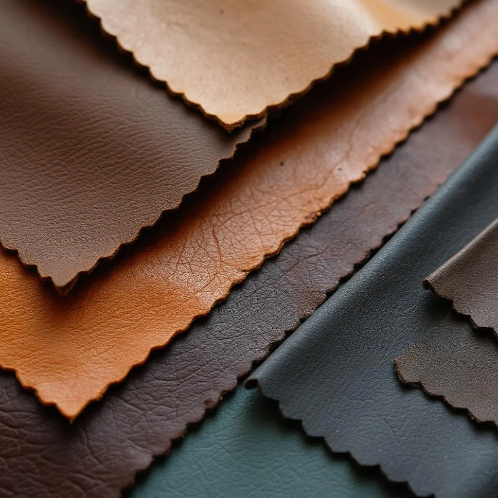 Selección de cueros y materiales premium argentinos